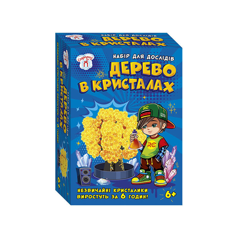 Набір для експериментів Дерево у кристалах 10114174 жовте Вінниця - фото 1