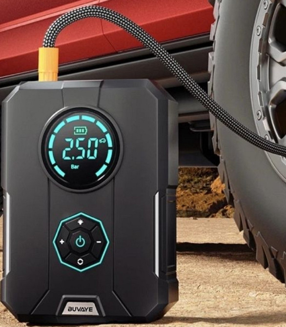 Пусковий зарядний пристрій Buvaye YS03-12000 2000A/12000mAh +компресор. Київ - фото 2