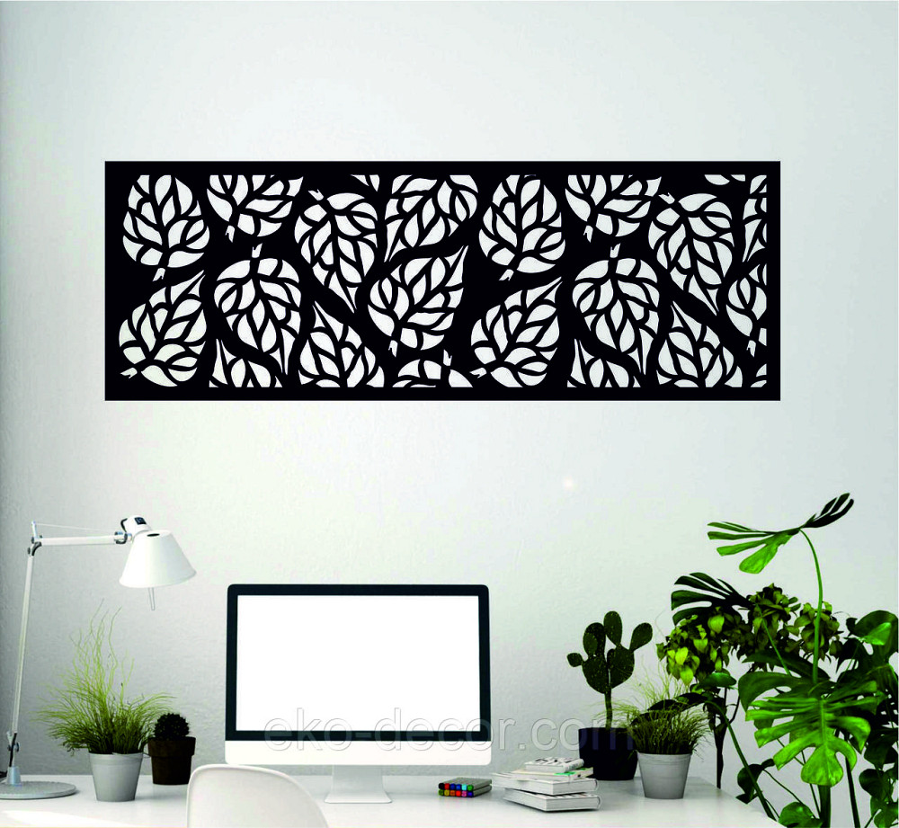 Декоративне настінне Панно «Листя» Декор на стіну Київ - фото 4