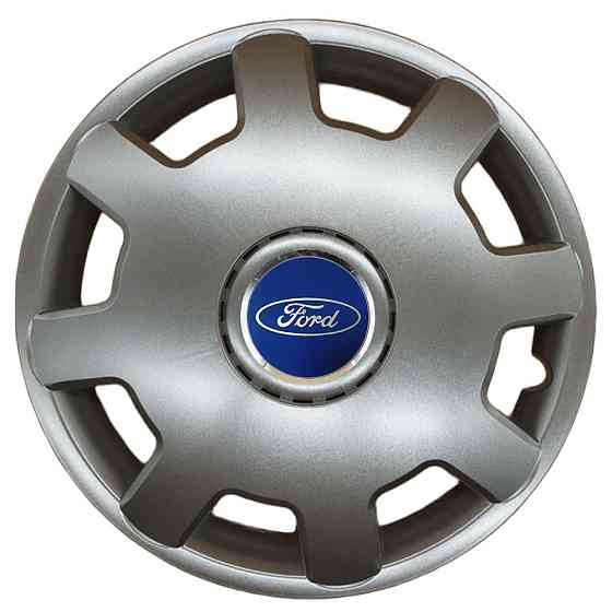 Автомобильные модельные колпаки R13 Ford 105 4шт, SJS, серебристые Киев