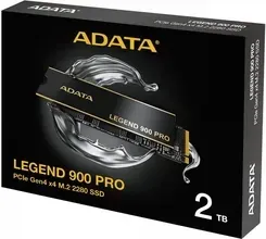 Мережевий накопичувач Adata Dysk SSD LEGEND 900 Pro 2TB PCIe 4x4 7.4/6.5 GB/s M2 (SLEG900P2TCS) Київ - фото 1