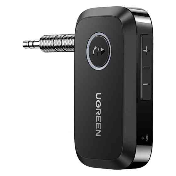Bluetooth 5.3 приймач UGreen CM596 з AUX-виходом, мікрофоном для автомагнітол, дом.театров 90748 Николаев