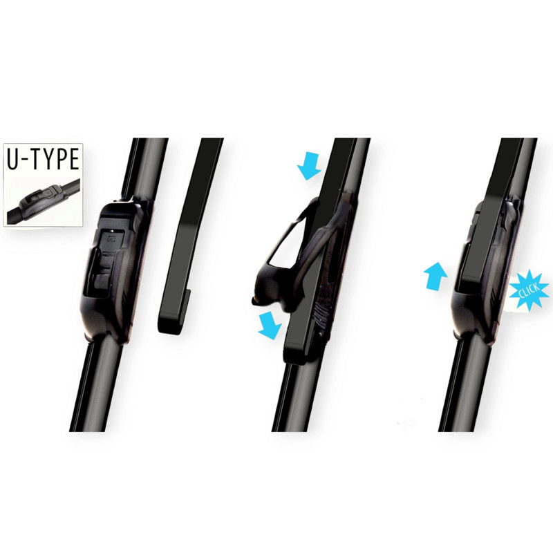 Щетка oximo безкаркасная 450мм под крюк 8,9мм дворника Мукачево - изображение 3