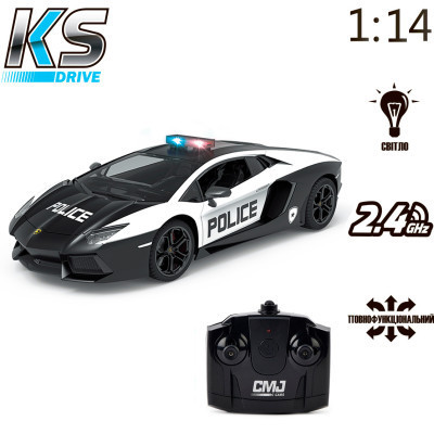 Радіокерована іграшка KS Drive Lamborghini Aventador Police 1:14, 2.4Ghz (114GLPCWB) Вінниця - фото 7