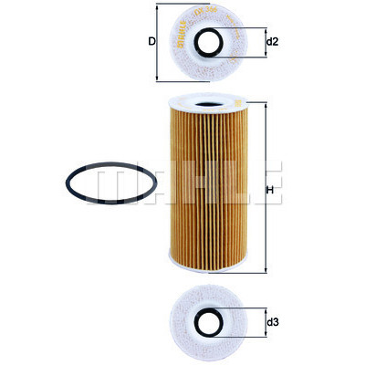 Фільтр масляний KOLBENSCHMIDT OX366DECO Вінниця - фото 1