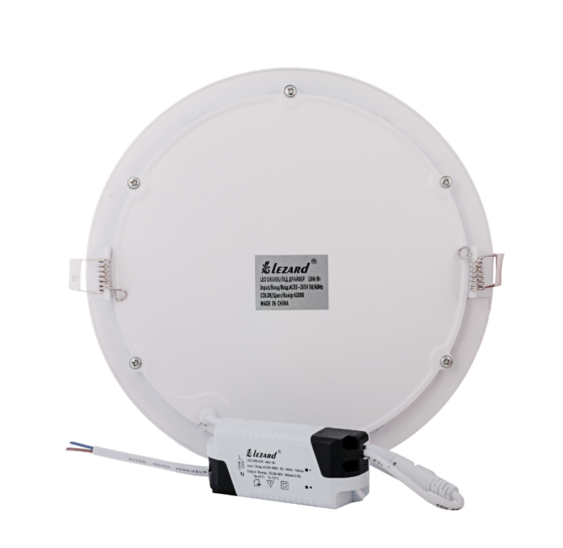 LED Панель врізна кругла 18W 4200К 1440Lm Ø225/Ø205мм 442RRP-18 Лезард Житомир - изображение 4