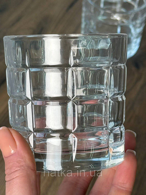 Набір склянок OLens "Кватро" 270 мл 6 шт. високий прозорий для дому та ресторанів 102-690 Київ - фото 1