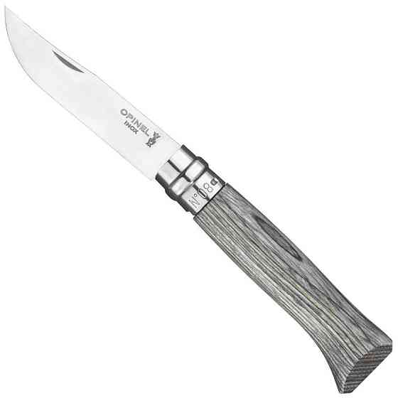 Складной Нож Opinel №08, SANDVIK 12C27 (002389) Серая береза Нововолынск