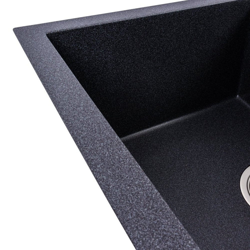 VALESO Гранітна мийка VALESO CRIPTA 6550 матова Карбон Киев - изображение 4