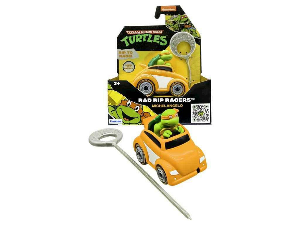Черепашки-ніндзя класичні Гонщик з лаунчером Мікеланджело TMNT 71018 ТМ FUNRISE Київ - фото 1