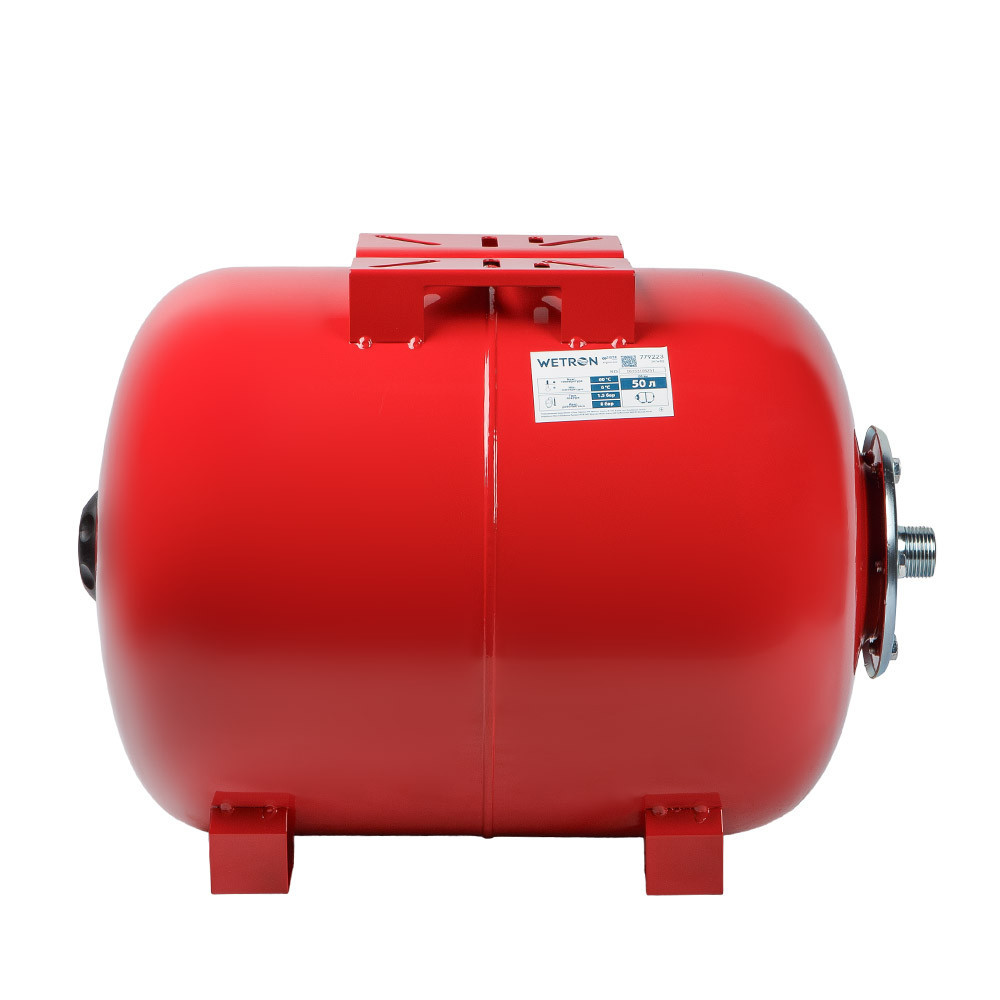 Гідроакумулятор горизонтальний 50л WETRON HTw50 (779223) Рівне - фото 3