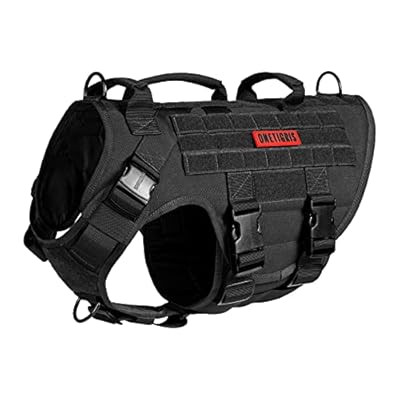 Тактична шлея жилет для собак OneTigris Fire Watcher 2.0 (чорний, L) Луцк - изображение 1