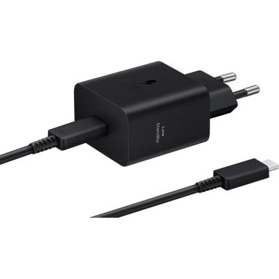 Зарядное устройство Samsung 45W Compact Power Adapter (w C to C Cable) Black (EP-T4511XBEGEU) Винница - изображение 1