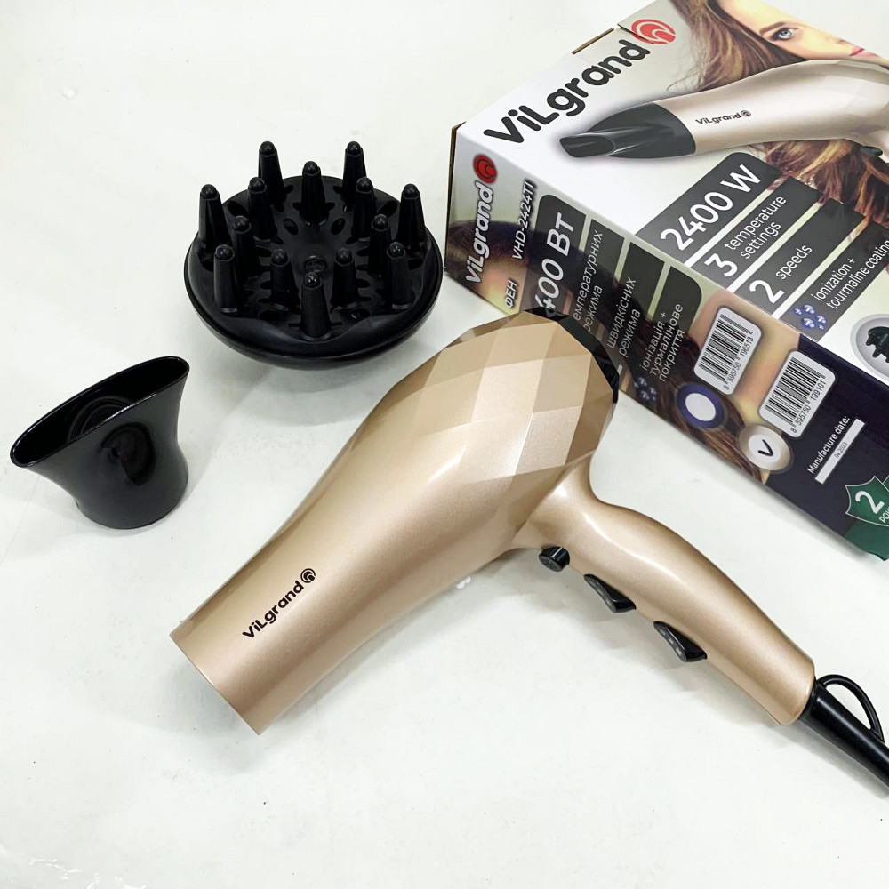 Потужний електричний фен для сушіння волосся, Потужний універсальний фен побутовий для волосся IL-40 Івано-Франківськ - фото 4