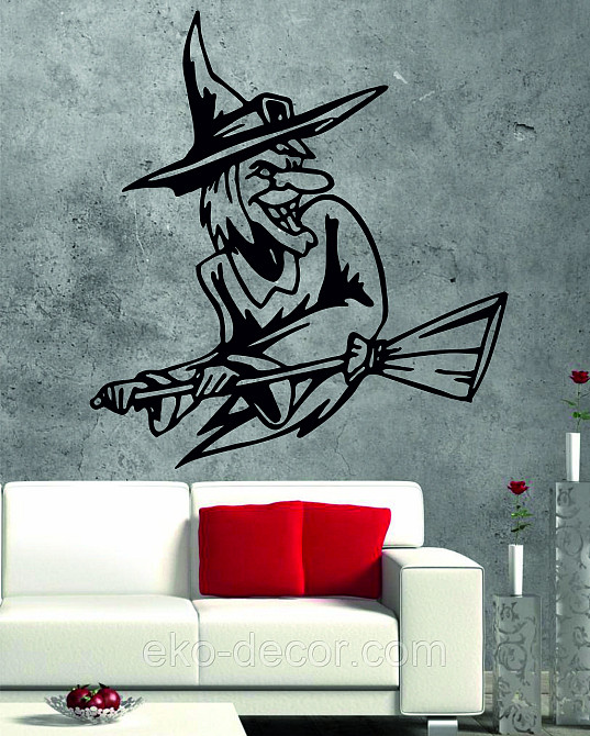 Декоративное настенное Панно «Ведьма с метлой», Декор на стену Киев - изображение 10