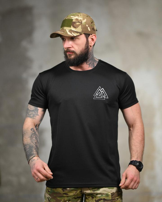 Тактична футболка SELION Voron black ТР6761 Одеса - фото 2