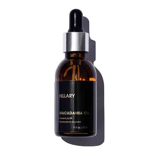 Органическое нерафинированное масло макадамии холодного отжима Organic Cold-Pressed Macadamia Oil Hillary 30 мл Киев