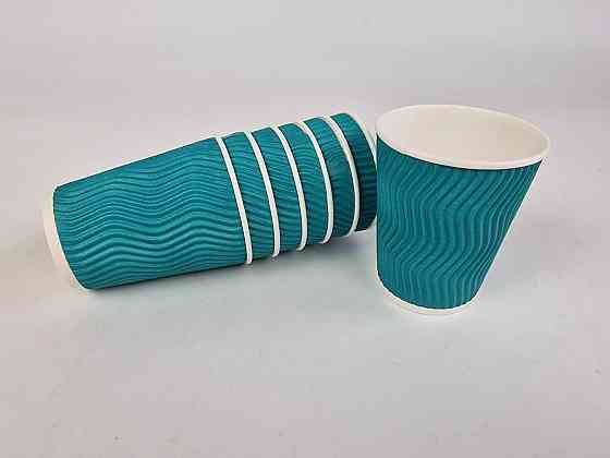 Стакан паперовий для кави та чаю 250 мл "БІрюЗА" h9 (20 шт.) Харків