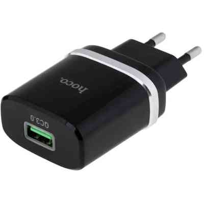Зарядний пристрій HOCO C12Q Smart USB QC3.0 18W Black (6931474716255) Вінниця