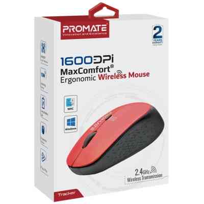 Мышка Promate Tracker Wireless Red (tracker.red) Винница