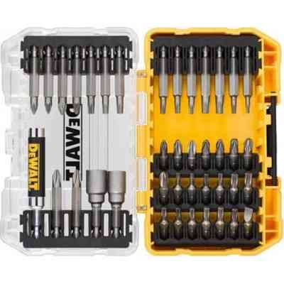 Набор бит DeWALT Phillips, Pozidriv, Torx, L= 25, 50 мм, головки 8, 10 мм, маг. держ., 40 шт, кейс (DT70705) Винница