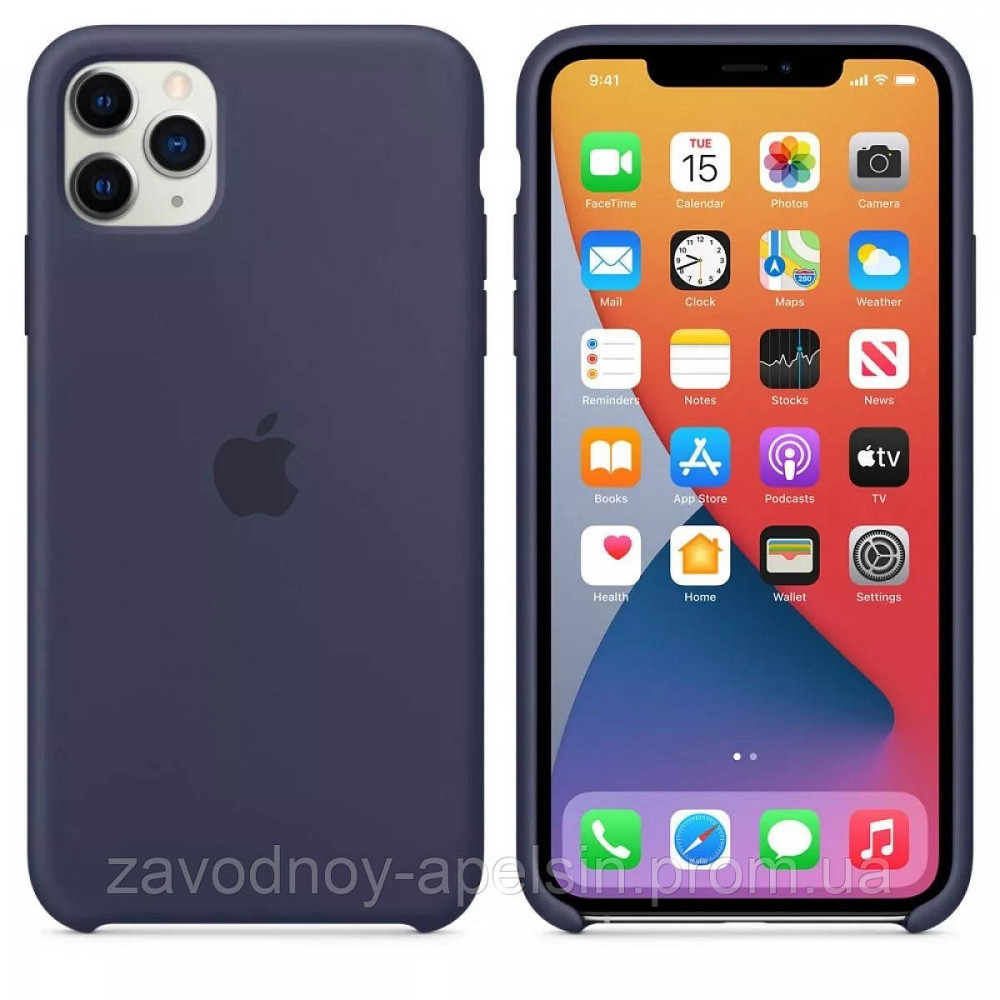 IPhone 11 pro чохол Silicone Case MWYKLFE/A (Midnight Blue) Одеса - фото 1