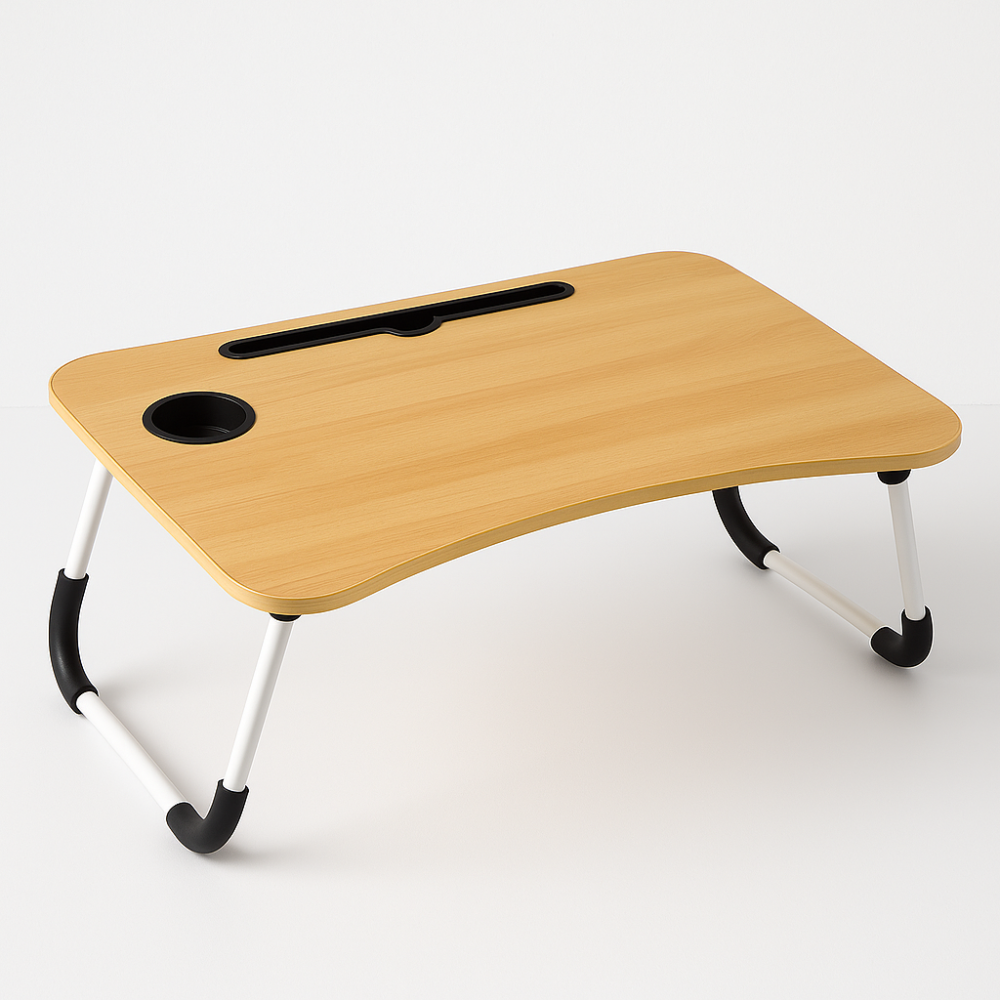 DYXON Transformix MA-233 | Складаний столик для ноутбука, сніданків і планшета з підсклянником, легкий, міцний, компактний | Колір Львів - фото 4