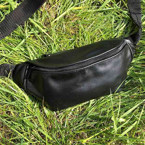 Бананка мужская черная, Чорная мужская бананка, бананка для бега барыжка сумка KZ-92 Ивано-Франковск