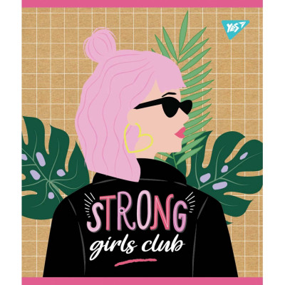 Зошит Yes А5 Girls Крафт 18 аркушів лінія 5 дизайнів (765089) Вінниця - фото 2