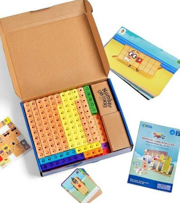 Учимся считать MathLink Cubes 21–30  hand2mind  Numberblocks 21-30 Харьков - изображение 3