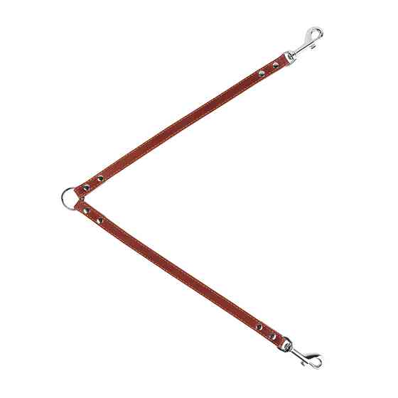 Повідець-спарка "CoLLaR" (ширина 10 мм, довжина 40 см) коричневий Коломия