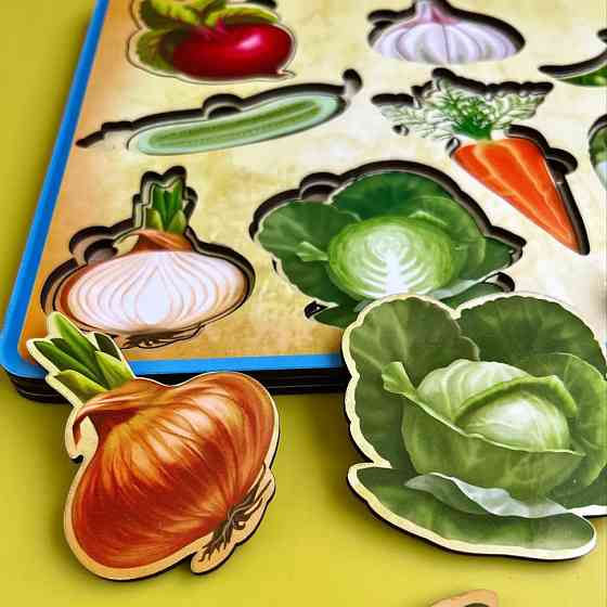 Деревянный пазл-вкладыш 