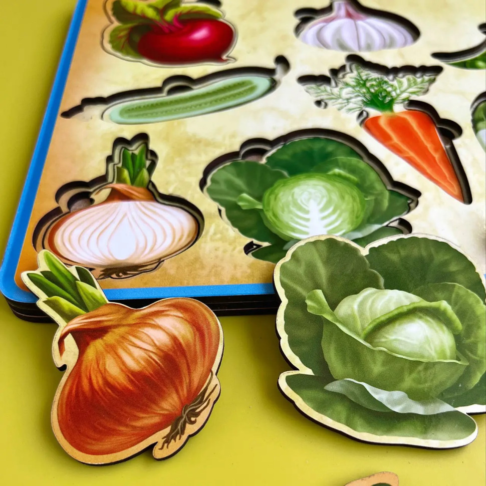 Деревянный пазл-вкладыш 