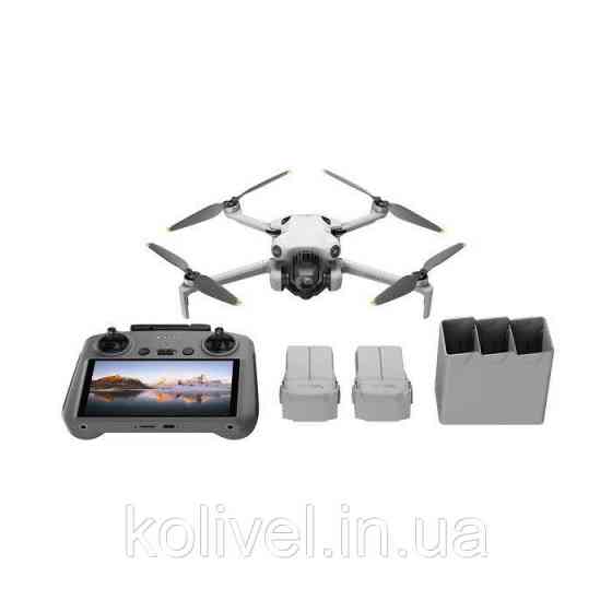 Квадрокоптер DJI Mini 4 Pro Fly More Combo (DJI RC 2) (CP.MA.00000735.01) Київ