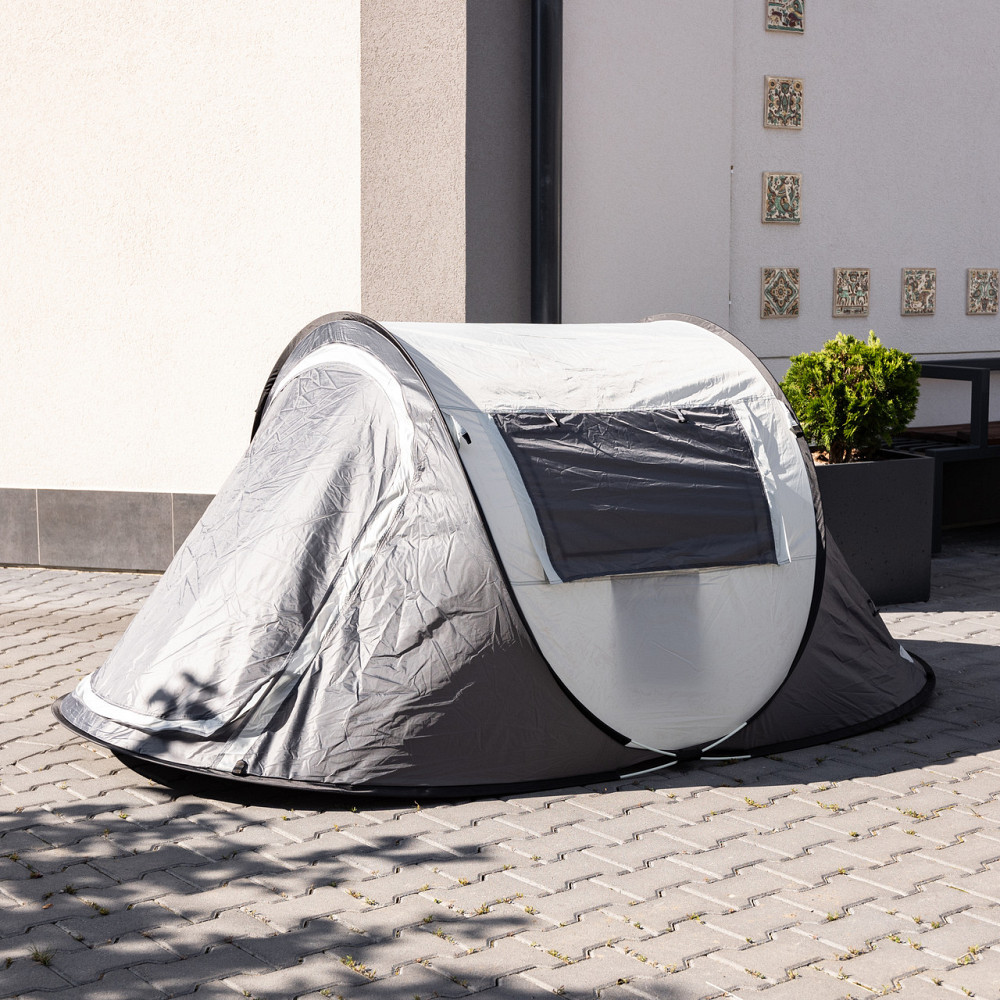 Двомісна туристична палатка для риболовлі сіра Київ - фото 7