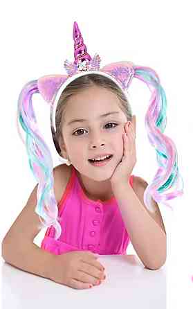 Детский обруч Единорог 12 см розовый Киев