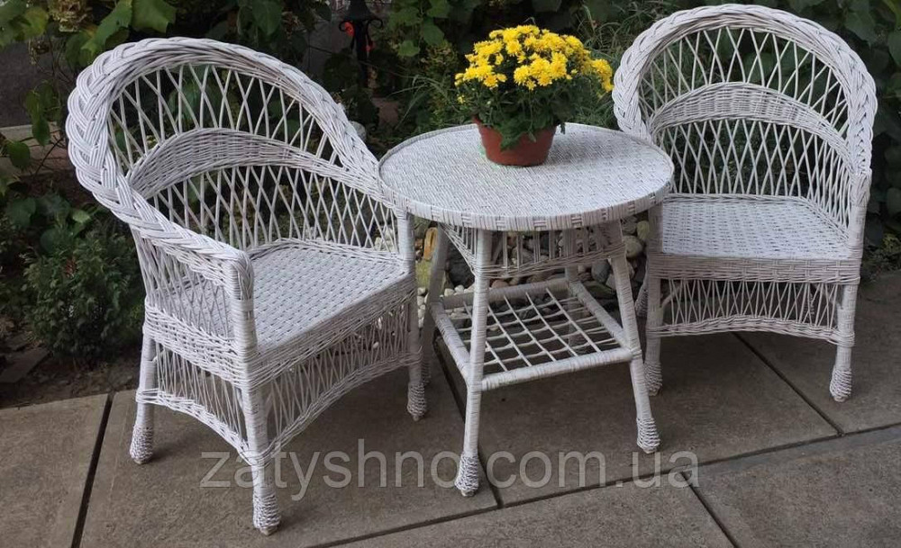 Меблі білі плетені із Закарпаття Київ - фото 2