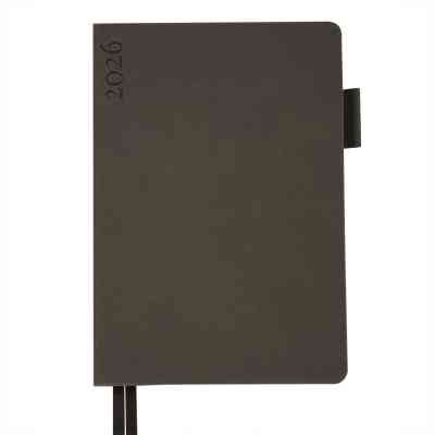 Тижневик Leo planner А5 датований 2026 "Binario", м'який, графіт, 368 сторінок (252640) Вінниця