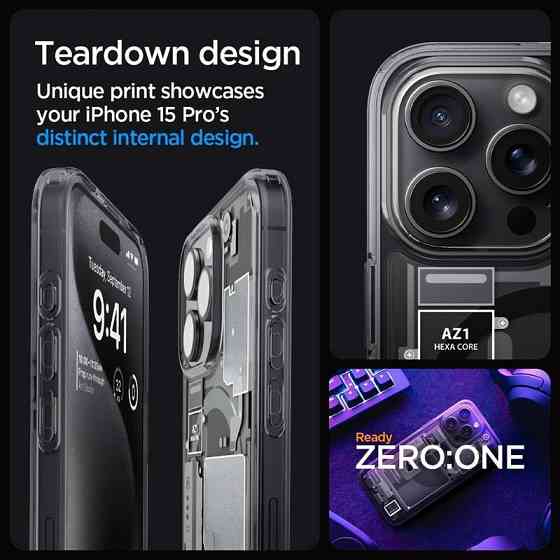 Чохол-накладка Spigen Ultra Hybrid MagFit для Apple iPhone 15 Pro Zero One (ACS06721) ( 12213 ) Харьков