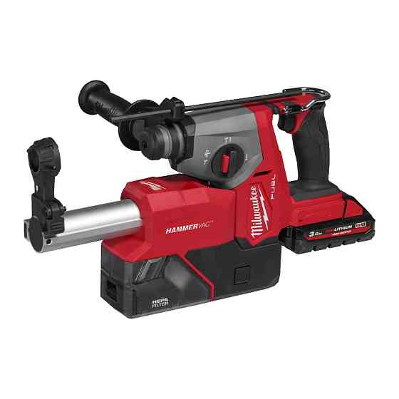 Перфоратор аккумуляторный бесщеточный SDS-PLUS MILWAUKEE M18FHACDDE-0C с пылеотводом Одесса