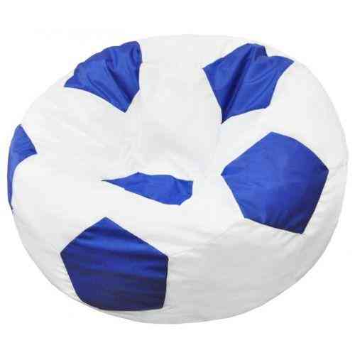 Крісло-мішок М'яч Хатка середній Білий з Синім Київ