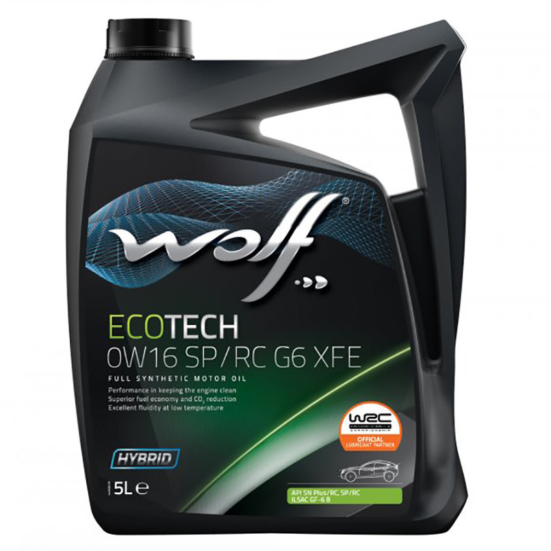Моторное масло Wolf EcoTech XFE 0W-16 5л Львов - изображение 1
