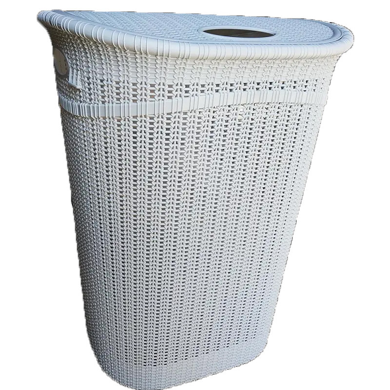 Корзина для белья PlastArt Евровязка 52 л LA-150 серая Одесса - изображение 2