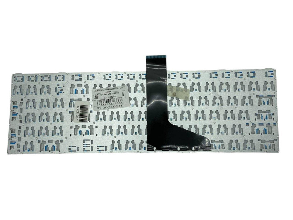 Клавиатура для ноутбука Toshiba Satellite (L850, L870) White, (White Frame) RU Вінниця - фото 2