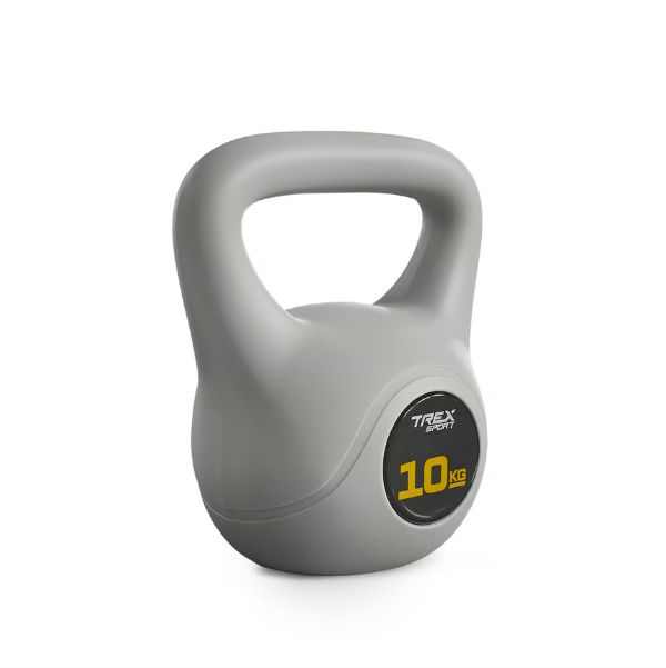 Гиря вінілова 10кг Trex Sport TX-010CKB сірий Киев - изображение 2