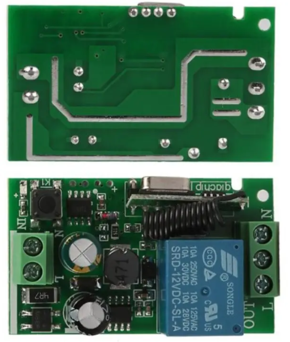 Реле 1-канальне бездротове 220 В 433МГц, 2 пульти, Arduino 9442 Винница - изображение 4