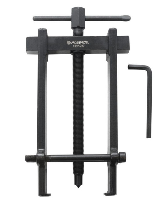 Съемник двухлапый усиленный с фиксацией стяжными болтами (Ø захвата: 35-80мм) Forsage F-666A080 Одесса - изображение 1