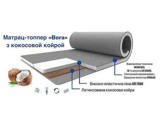 Матрац топпер Bora/Бора ТМ Family Sleep 140х200 Харків