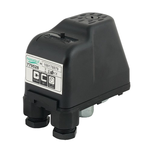 Реле сухого ходу захист від сухого ходу 0,9-0,1 бар (гайка) Aquatica Житомир - изображение 1