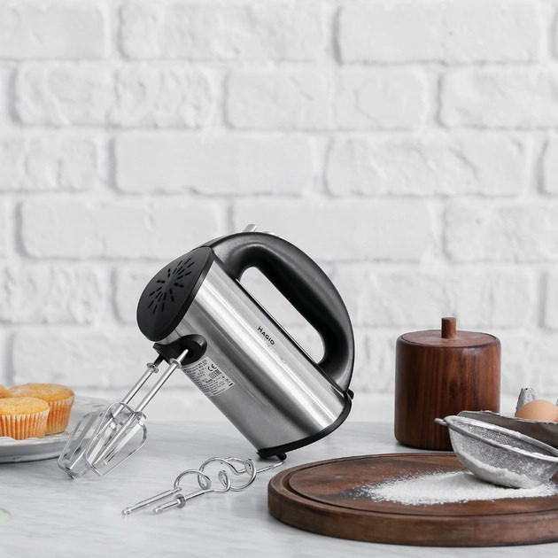 Миксер для теста на пироги MAGIO, Миксер с скоростями и насадками для замешивания смесей OW-52 Киев - изображение 2